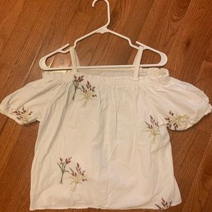 Cute off shoulder top